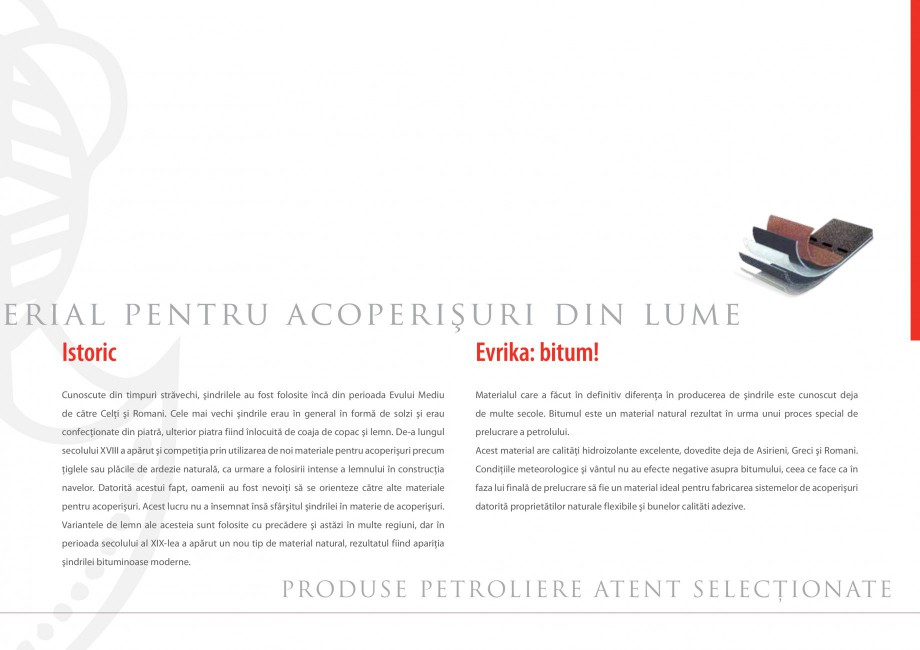 Pagina 5-Sindrile bituminoase IKO Catalog, brosura Romana tive pentru care ar trebui să alegeţi şindrilele...