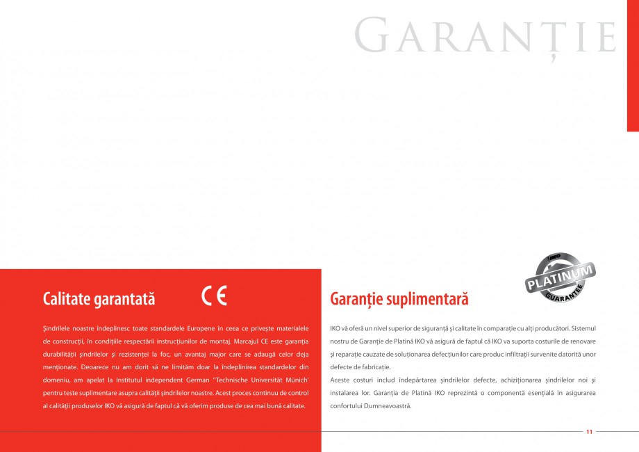 Pagina 11-Sindrile bituminoase IKO Catalog, brosura Romana 