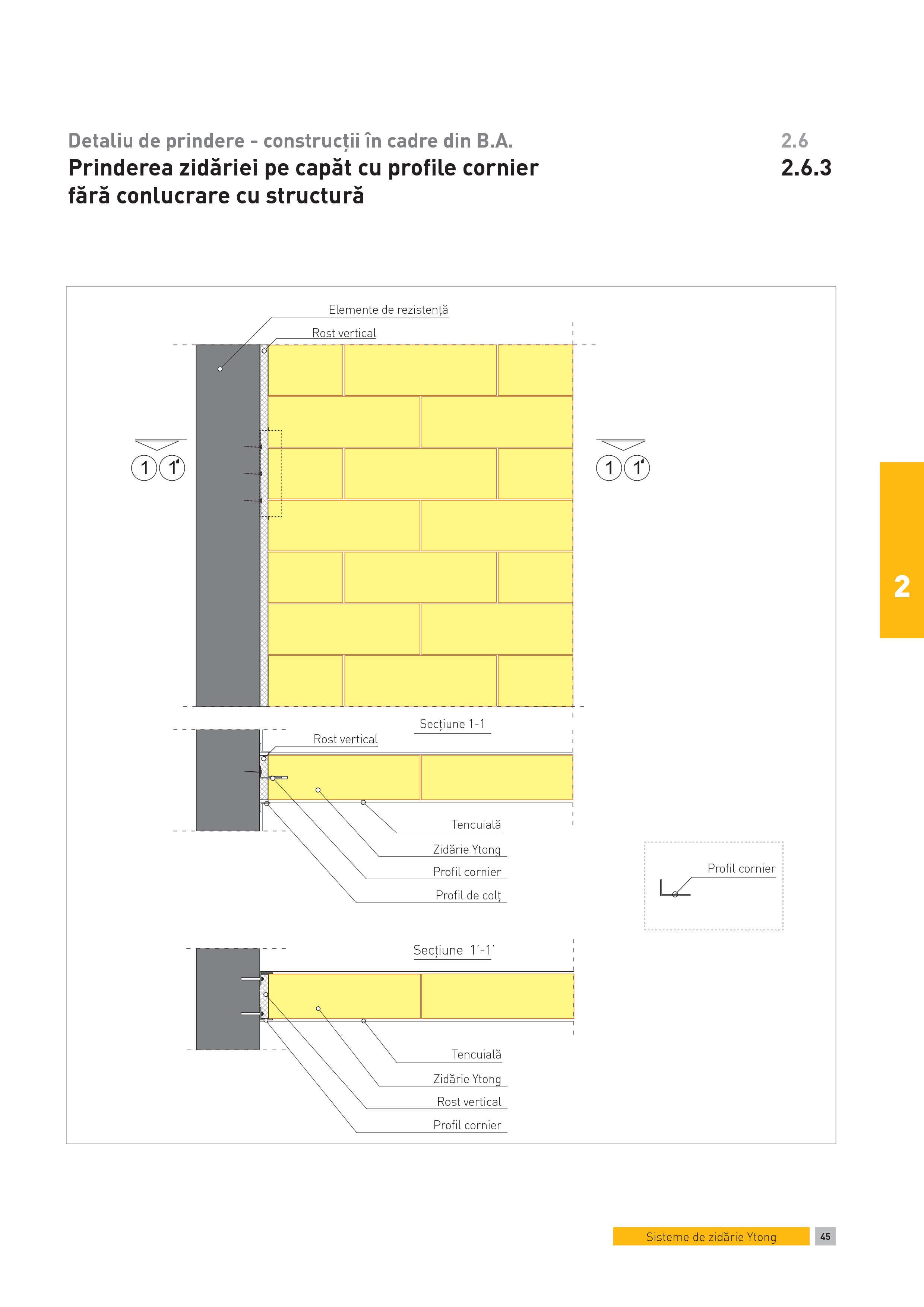 Pagina 1 - CAD-PDF Detaliu de prindere - constructii in cadre din B.A. Prinderea zidariei pe capat...