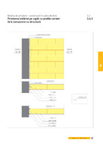 Detaliu de prindere - constructii in cadre din B A Prinderea zidariei pe capat cu profile