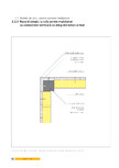Detaliu de colt - perete exterior multistrat Racord simplu la colt perete multistrat cu conlucrare verticala