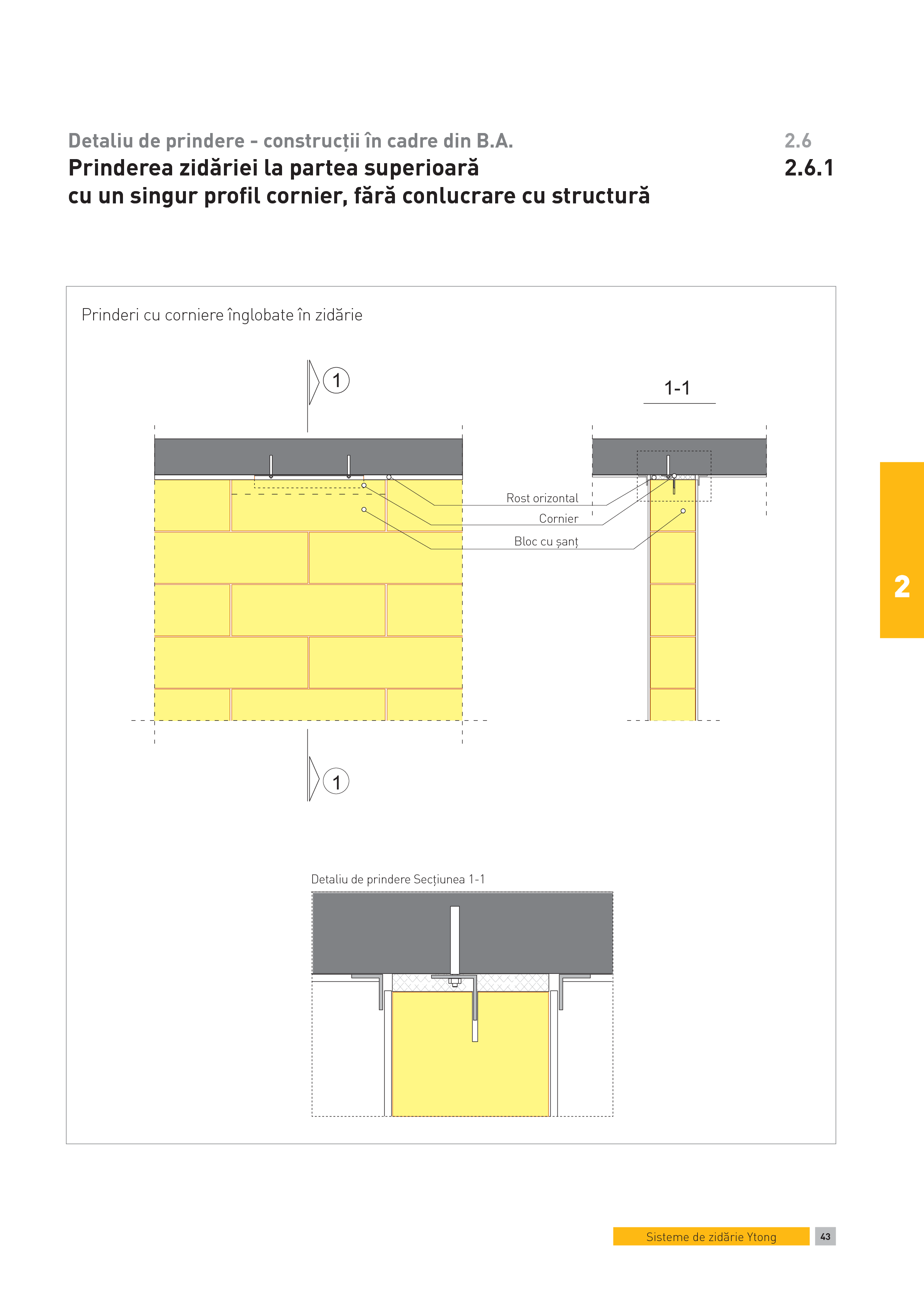 Pagina 1 - CAD-PDF Detaliu de prindere - constructii in cadre din B.A. Prinderea zidariei la partea ...