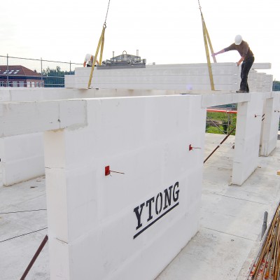 YTONG Casa in constructie - pereti din materiale Ytong - Beton celular autoclavizat pentru zidarie YTONG