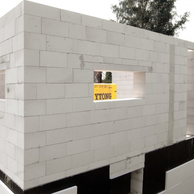 YTONG Zidarie exterioara realizata cu blocuri YTONG - Beton celular autoclavizat pentru zidarie YTONG
