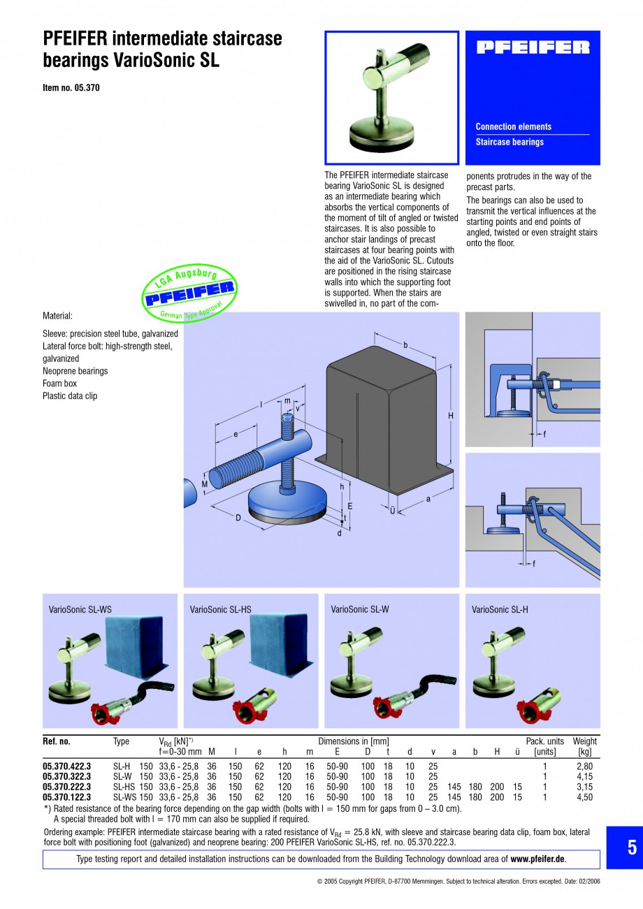 Catalog, brosura Aparat de reazem pentru casa scarii VarioSonic SL