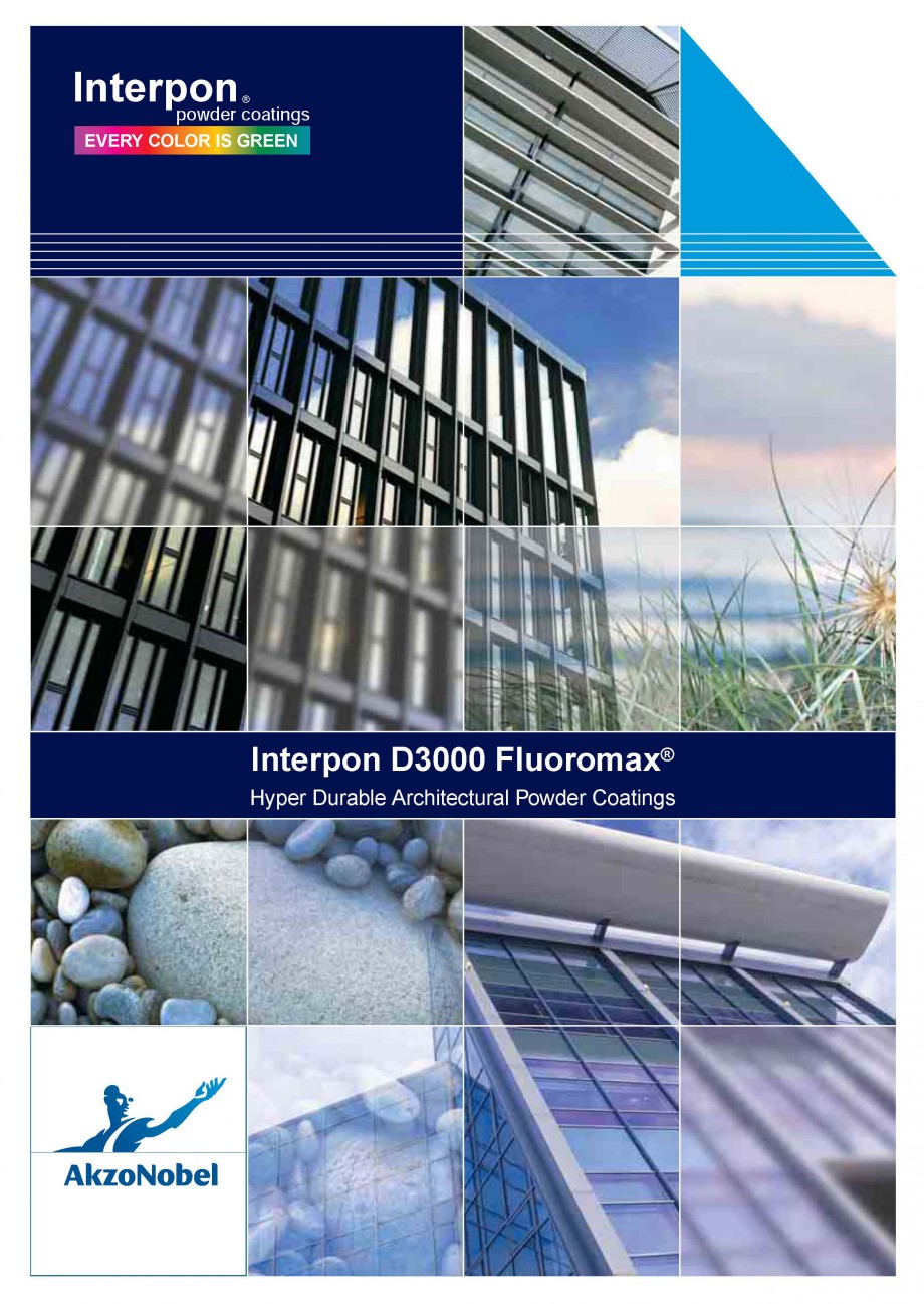 Pagina 1-Vopsele pulberi INTERPON Interpon D3000 - Fluoromax Catalog, brosura Engleza Interpon D3000...