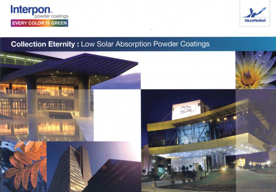 Pagina 1-Vopsele pulberi INTERPON Interpon Eternity Catalog, brosura Engleza 