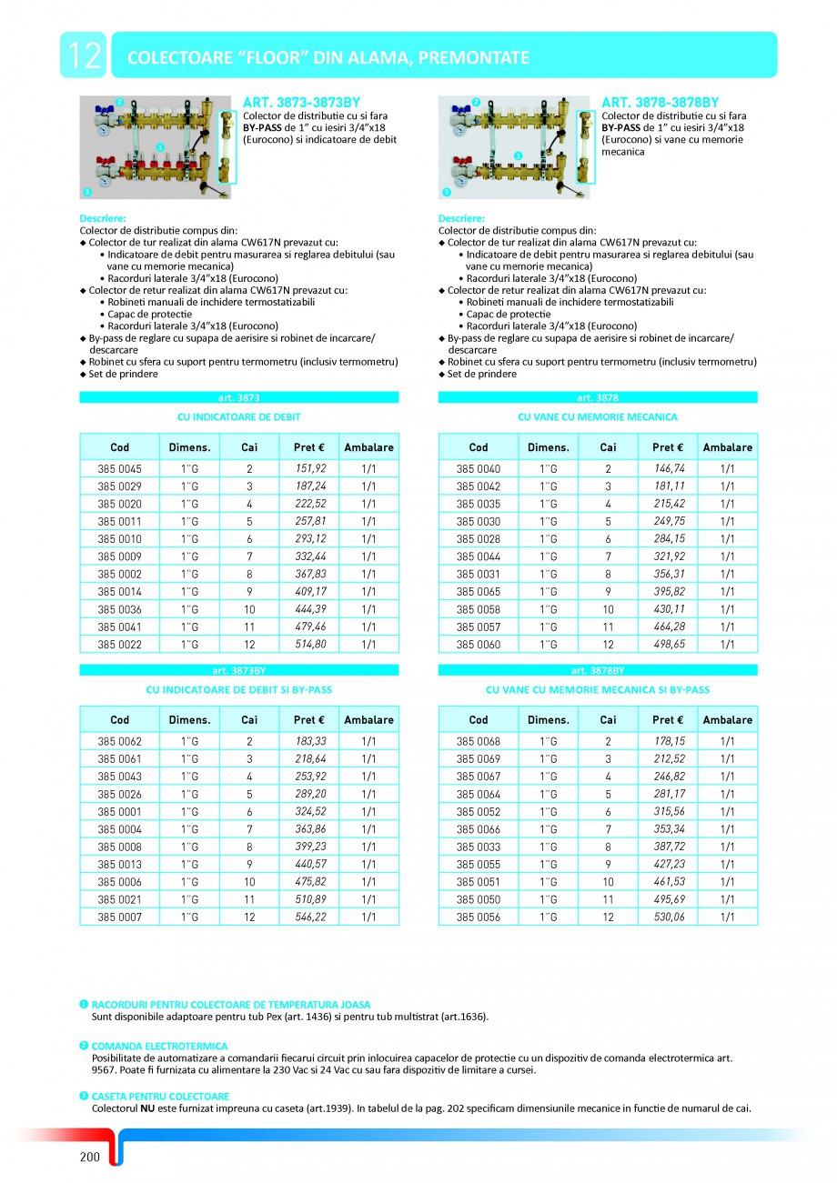 Pagina 26-Sisteme complete de incalzire in pardoseala TIEMME Catalog, brosura Romana  prevazut cu: 	 •...