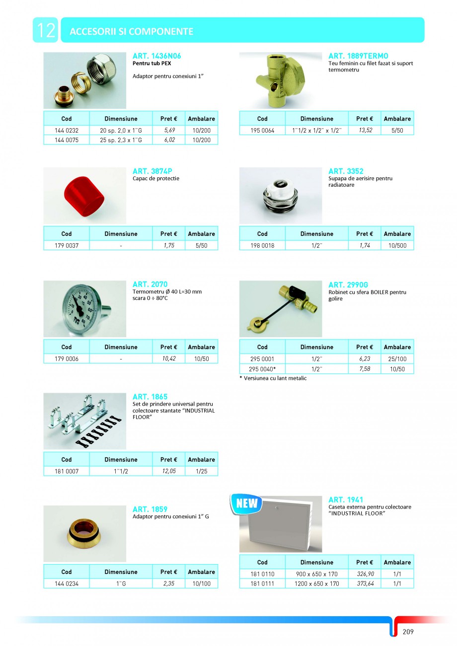 Pagina 35-Sisteme complete de incalzire in pardoseala TIEMME Catalog, brosura Romana ,72 278,53 324,06 368,81 ...
