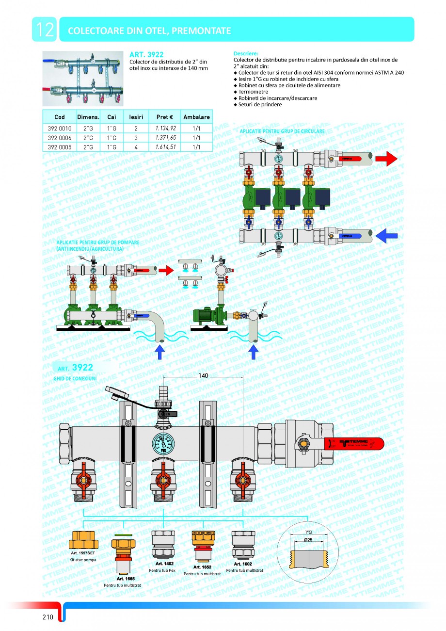 Pagina 36-Sisteme complete de incalzire in pardoseala TIEMME Catalog, brosura Romana ”G 1”G 1”G 1”G...