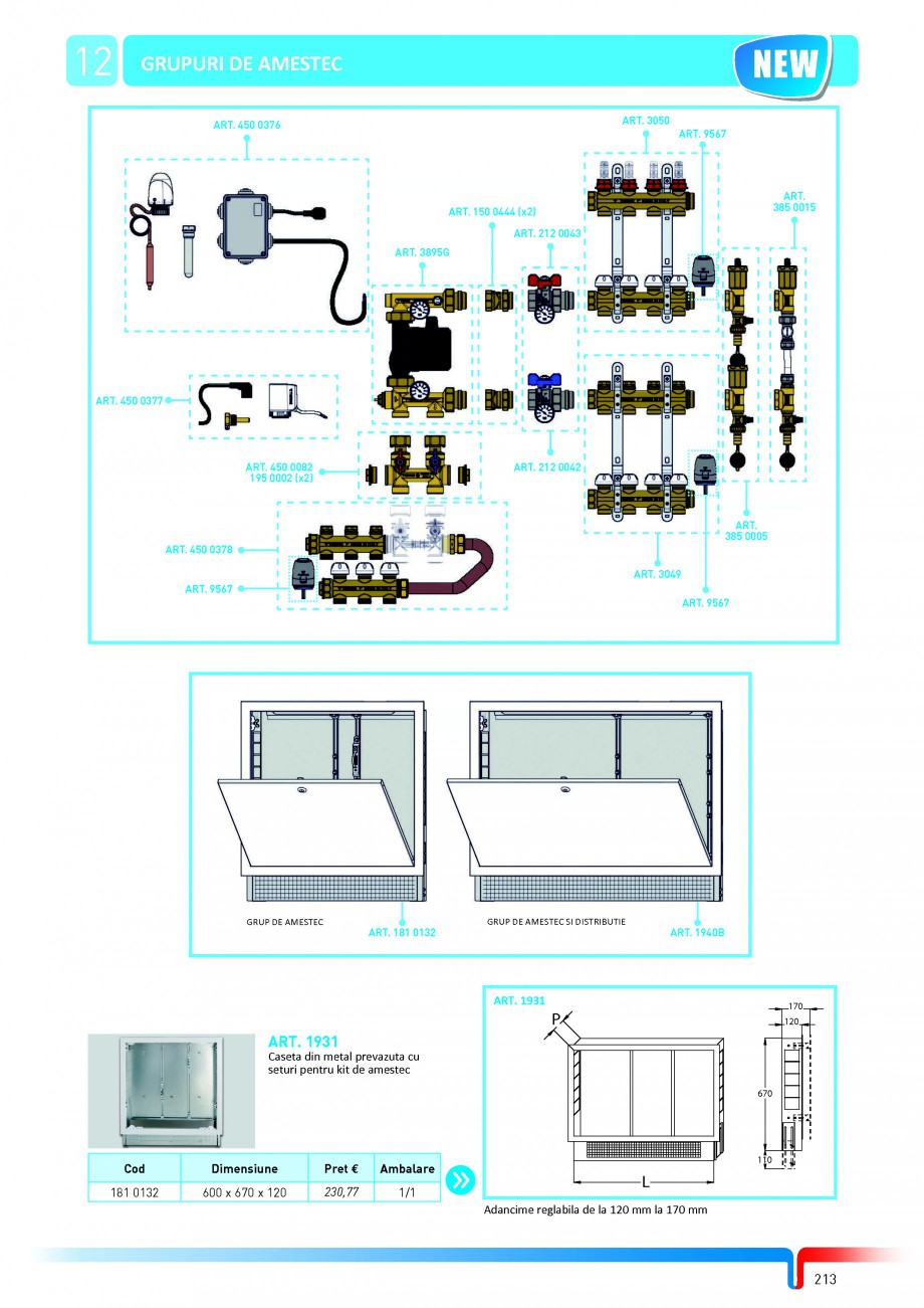 Pagina 39-Sisteme complete de incalzire in pardoseala TIEMME Catalog, brosura Romana bit pentru masurarea si...