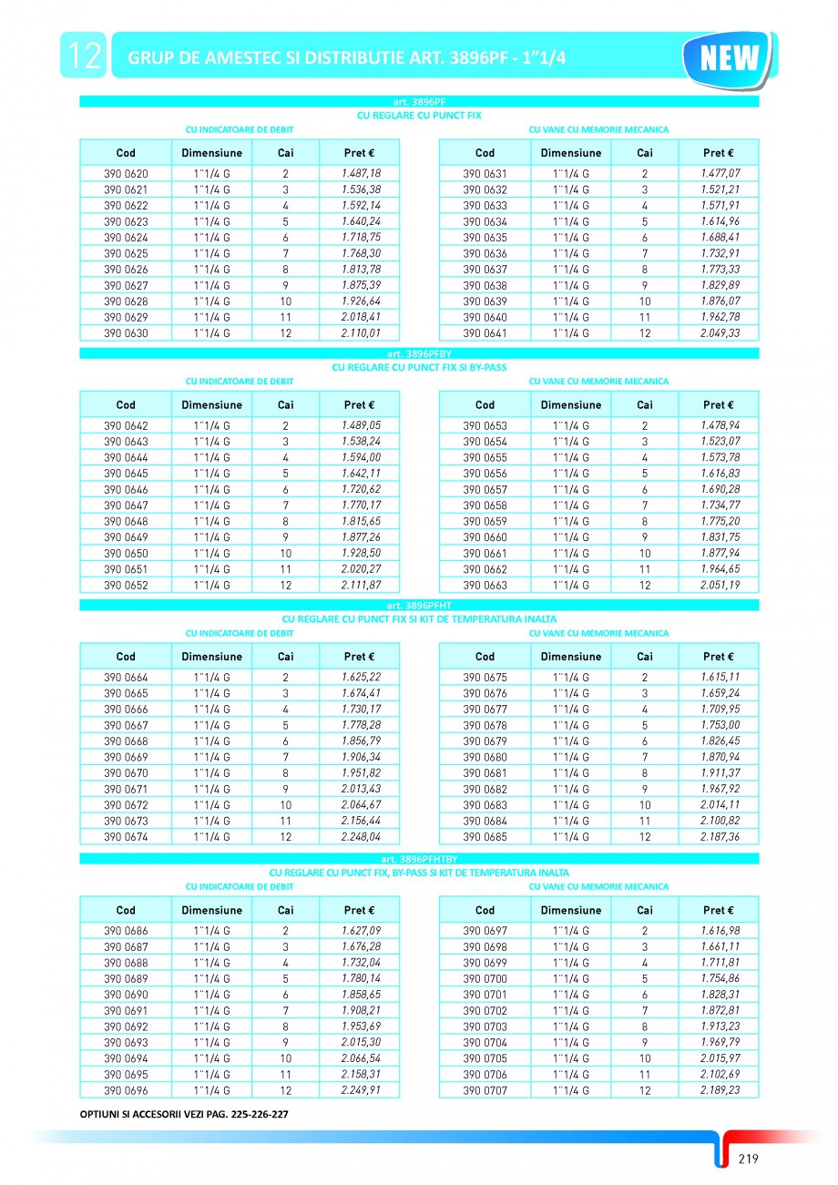 Pagina 45-Sisteme complete de incalzire in pardoseala TIEMME Catalog, brosura Romana eala din alama de 1”1/2...