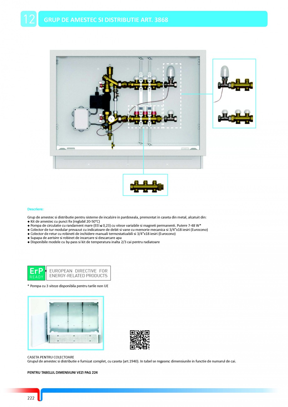 Pagina 48-Sisteme complete de incalzire in pardoseala TIEMME Catalog, brosura Romana  CONEXIUNI

Art. 1557SET
...
