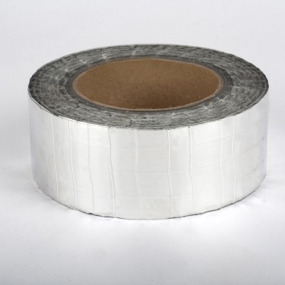 BANDATECH Rola banda adeziva din aluminiu ranforsat - orizontal - Benzi adezive pentru instalatii de climatizare