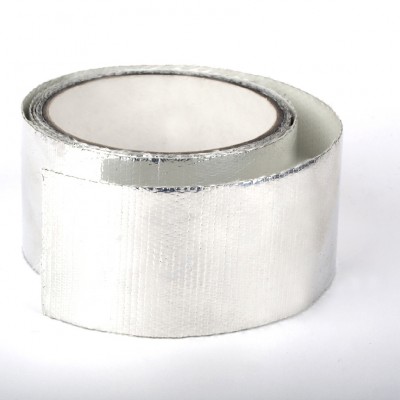 BANDATECH Rola banda adeziva din aluminiu gofrat - Benzi adezive pentru instalatii de climatizare ventilatie si