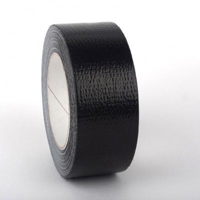 BANDATECH Rola banda adeziva PVC cu insertie textila AMERICAN TAPE - neagru lateral - Benzi adezive