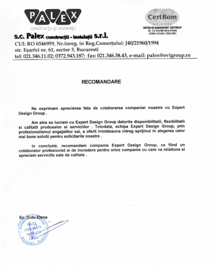 Harta Banilor Publici Statistici Companie Palex Constructii Instalatii S R L