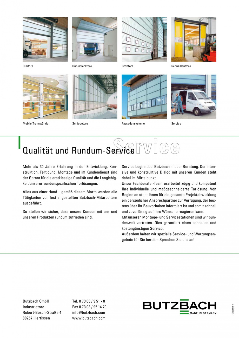 Pagina 10-Porti industriale rapide BUTZBACH Novosprint Syncro Catalog, brosura Germana 