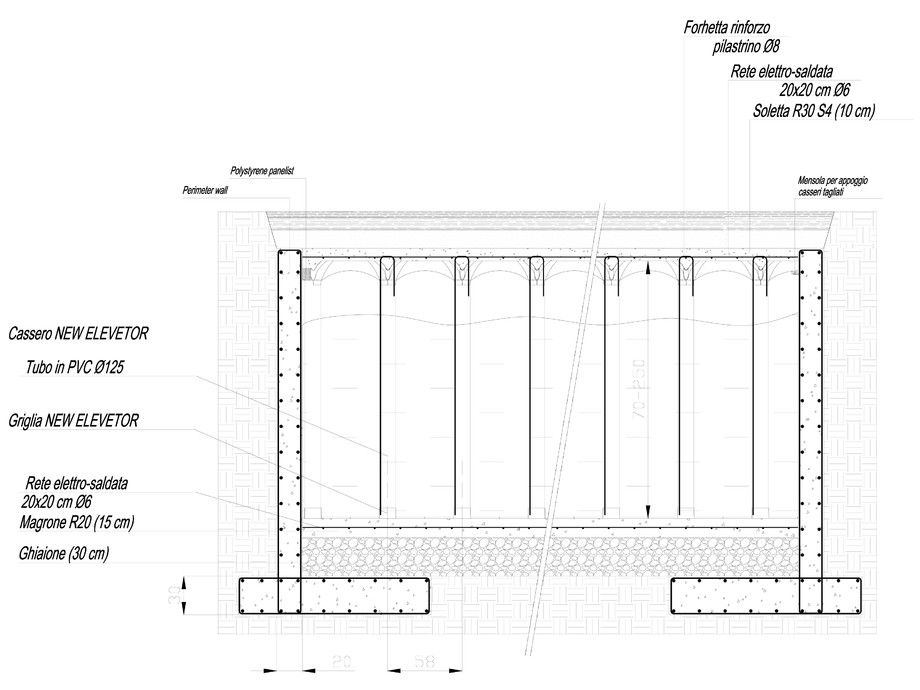 Pagina 1-CAD-DWG Sistem de cofraje pierdute pentru pardoseli ventilate - Root protection part 2 GEOPLAST...