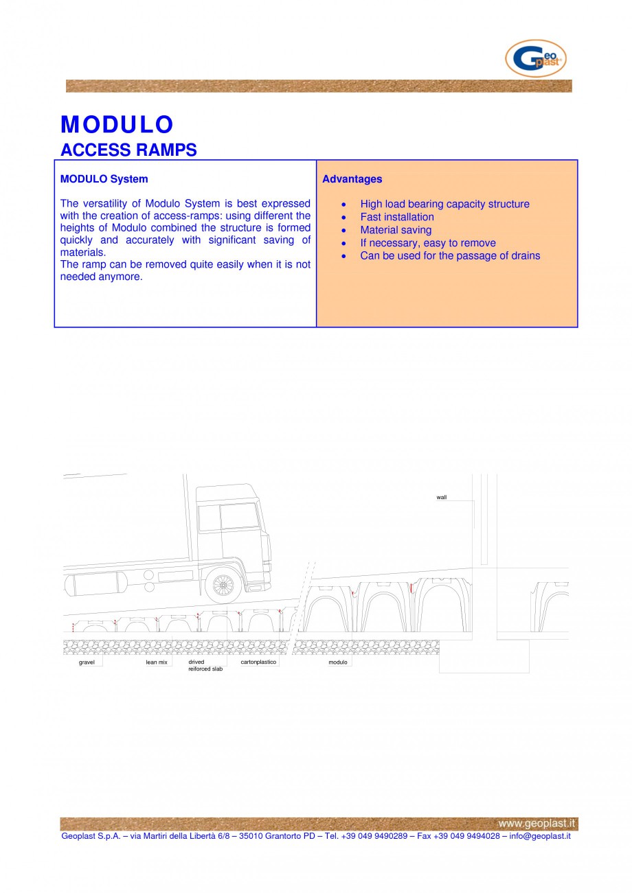 Pagina 1 - Cofraje pierdute pentru realizarea pardoselilor ventilate monolitice - Rampe de acces...