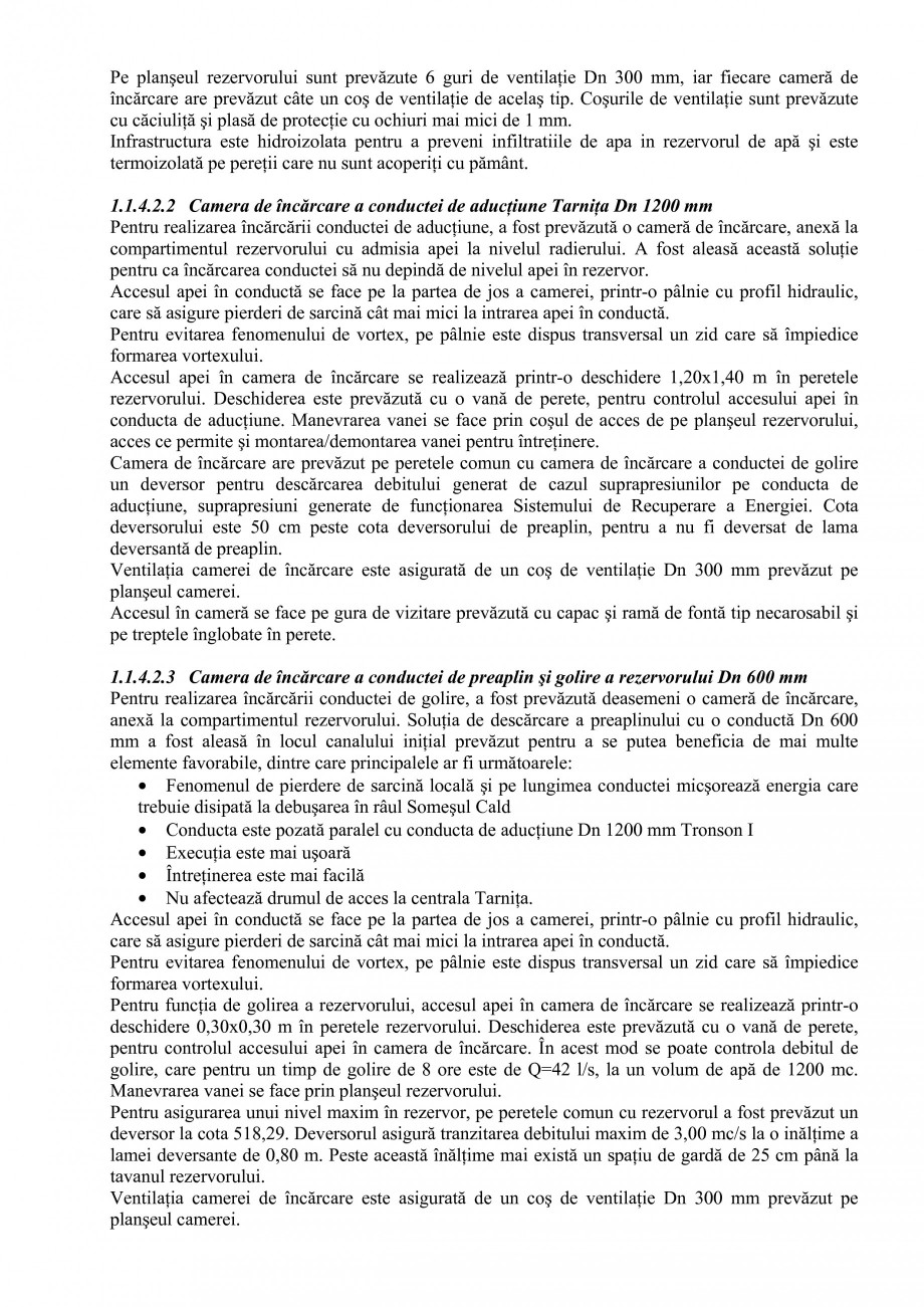 Pagina 8-Proiect Hidrotehnic Complex - Prezentare ISPA Tarnita PIF 2009  Lucrari, proiecte Romana letă...