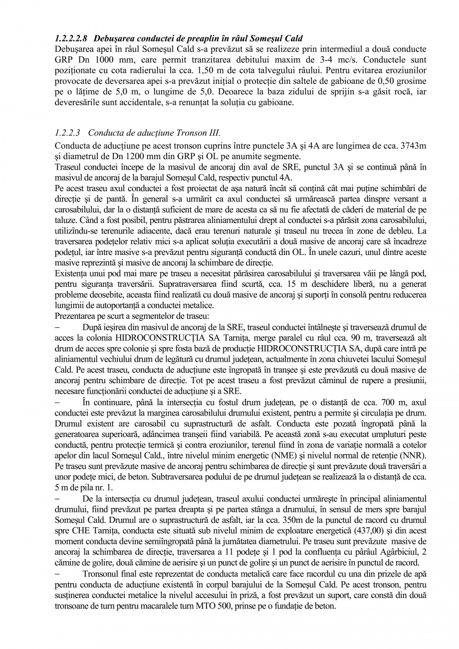 Pagina 13 - Proiect Hidrotehnic Complex - Prezentare ISPA Tarnita PIF 2009  Lucrari, proiecte Romana...