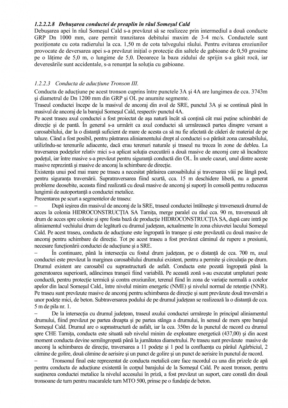 Pagina 13-Proiect Hidrotehnic Complex - Prezentare ISPA Tarnita PIF 2009  Lucrari, proiecte Romana la Dn 1100 ...