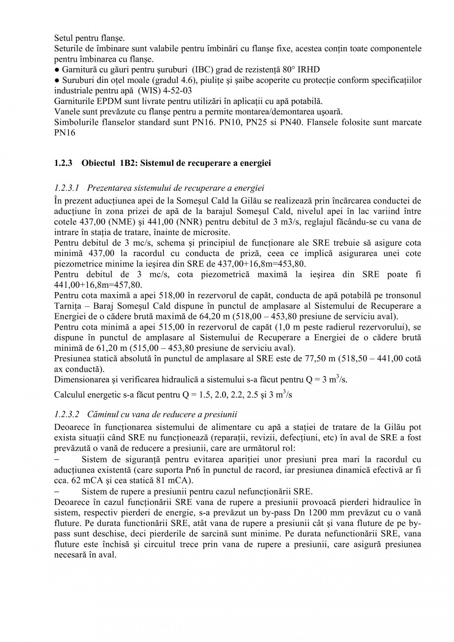 Pagina 21 - Proiect Hidrotehnic Complex - Prezentare ISPA Tarnita PIF 2009  Lucrari, proiecte Romana...