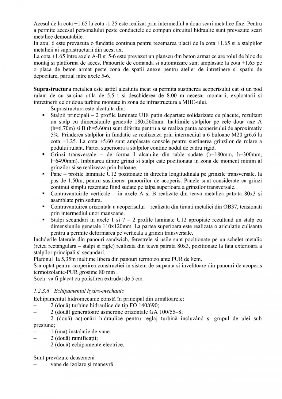 Pagina 23-Proiect Hidrotehnic Complex - Prezentare ISPA Tarnita PIF 2009  Lucrari, proiecte Romana t un gol cu...