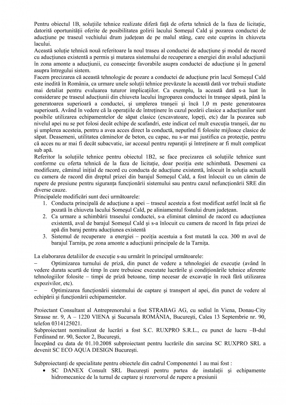 Pagina 26-Proiect Hidrotehnic Complex - Prezentare ISPA Tarnita PIF 2009  Lucrari, proiecte Romana e golire un...