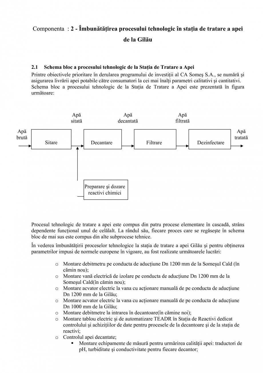 Pagina 28-Proiect Hidrotehnic Complex - Prezentare ISPA Tarnita PIF 2009  Lucrari, proiecte Romana trola...