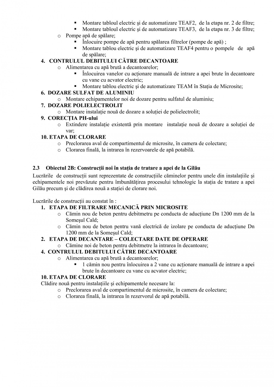 Pagina 30-Proiect Hidrotehnic Complex - Prezentare ISPA Tarnita PIF 2009  Lucrari, proiecte Romana operit cu...