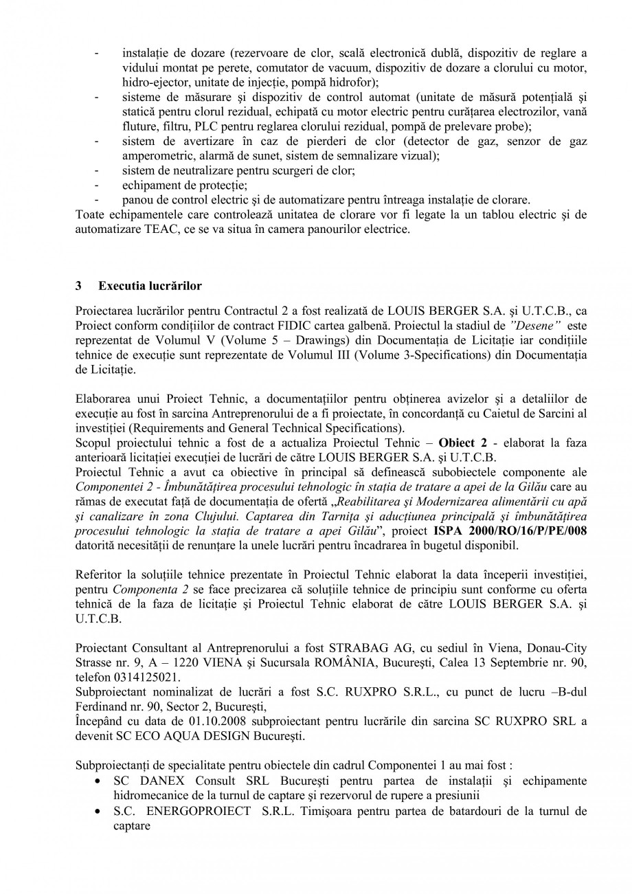 Pagina 38-Proiect Hidrotehnic Complex - Prezentare ISPA Tarnita PIF 2009  Lucrari, proiecte Romana are...