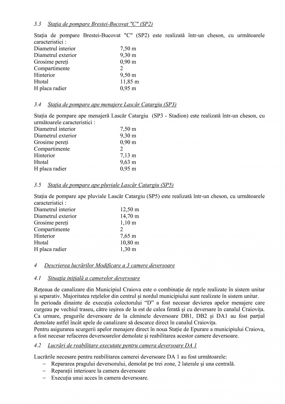 Pagina 4-Alimentare cu apa si canalizare - Prezentare ISPA Craiova PIF 2009  Lucrari, proiecte Romana ...