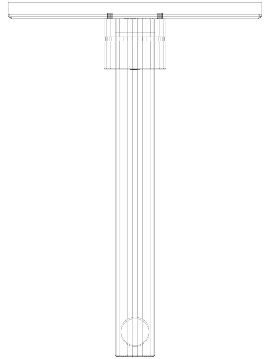 Pagina 1-CAD-DWG Baterie cu montaj in perete pentru lavoar 230mm SCHELL Detaliu de produs LINUS W-SC-M 