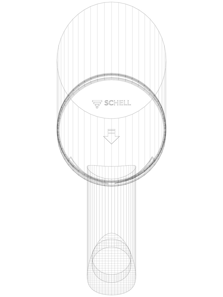 Pagina 1-CAD-DWG Baterie cu temporizare pentru lavoar SCHELL Detaliu de produs PURIS SC-M, PURIS SC-K 