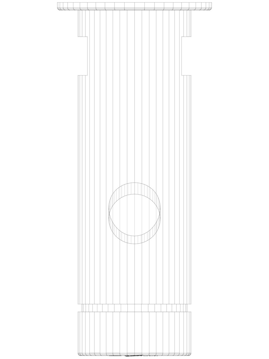 Pagina 1-CAD-DWG Baterie cu temporizator cu montare in perete SCHELL Detaliu de produs PETIT SC HD-K 