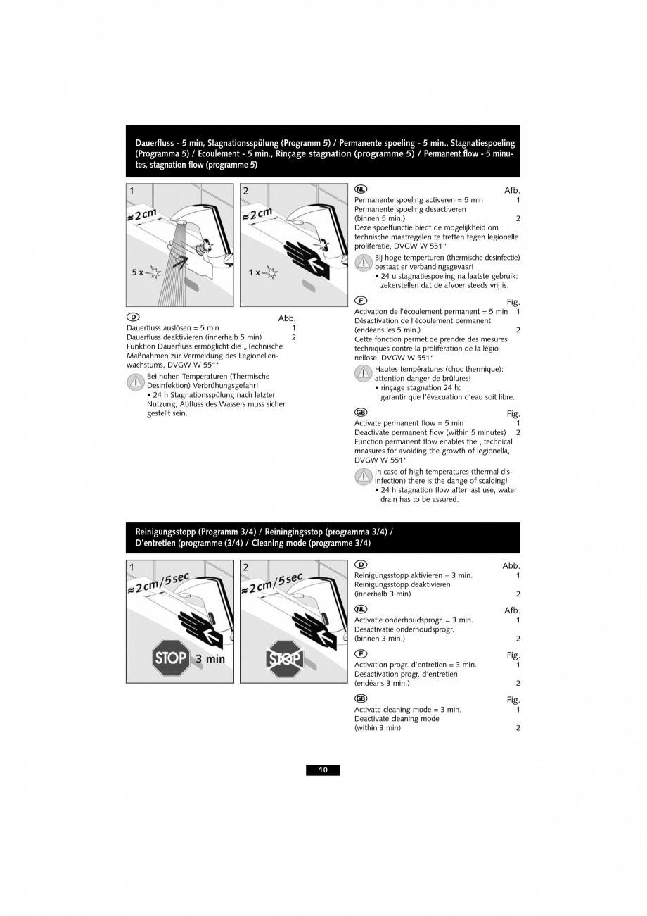 Pagina 10-Baterie cu senzor electronic pentru lavoar SCHELL VENUS E Tip HD-K, VENUS E Tip HD-M, VENUS E Tip...