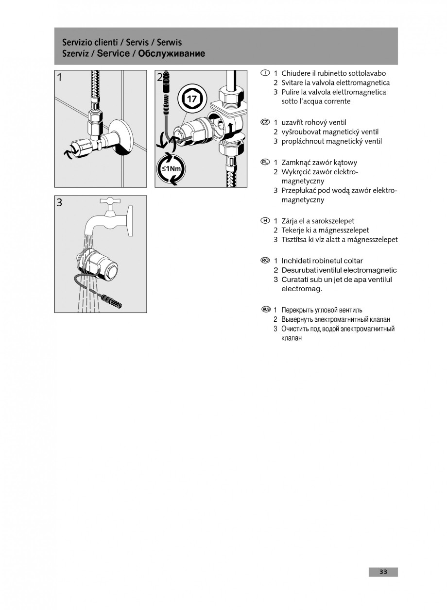 Pagina 33-Baterie cu temporizare pentru lavoar SCHELL Instructiuni montaj, utilizare Engleza, Germana,...