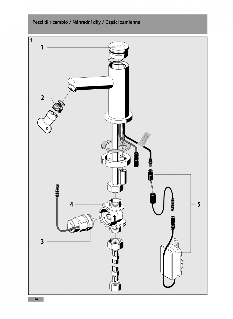 Pagina 34-Baterie cu temporizare pentru lavoar SCHELL Instructiuni montaj, utilizare Engleza, Germana,...