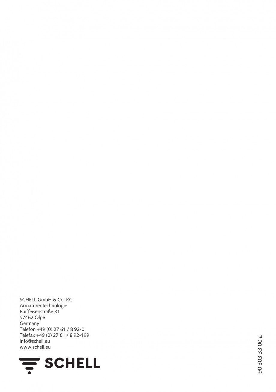 Pagina 8-Baterie cu temporizator cu montare in perete SCHELL PETIT SC Instructiuni montaj, utilizare Engleza,...