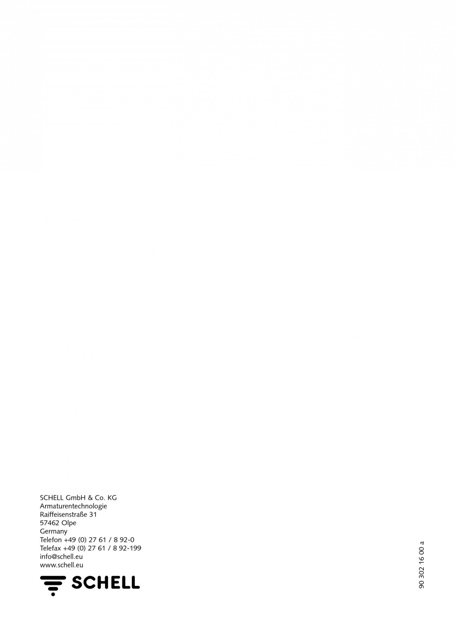 Pagina 12 - Baterii cu montare in perete pentru lavoare SCHELL LINUS W-SC-M, LINUS W-SC-V...