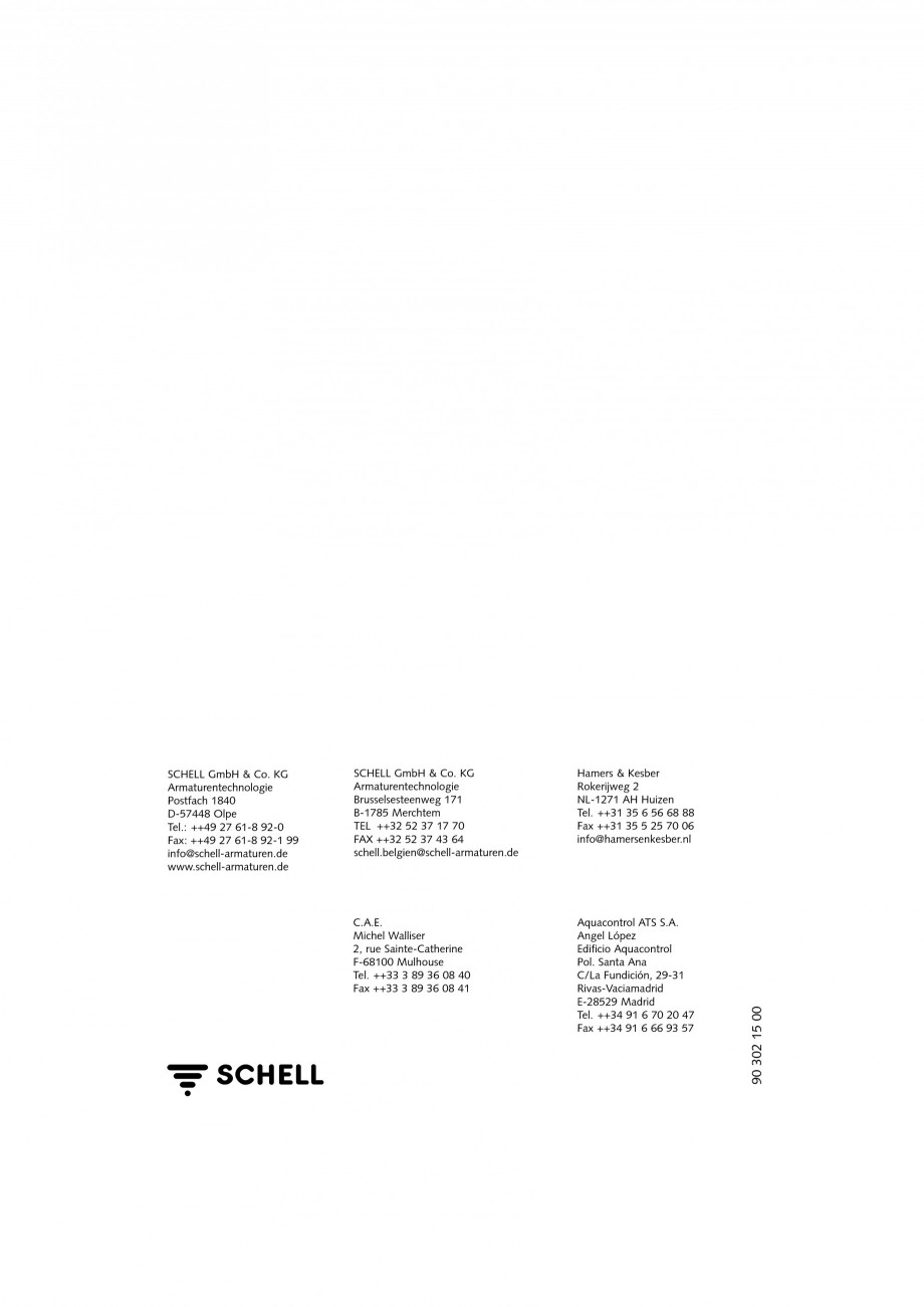 Pagina 12-Doza pentru montare in perete SCHELL WB-SC-M, WB-SC-V Instructiuni montaj, utilizare Engleza,...