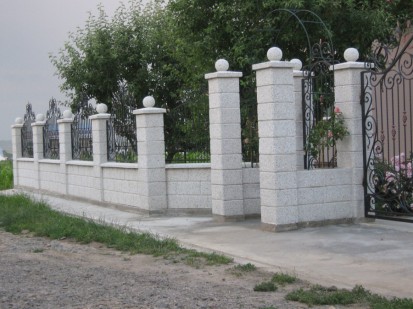 Gard spalat alb Spalat Gard modular din beton