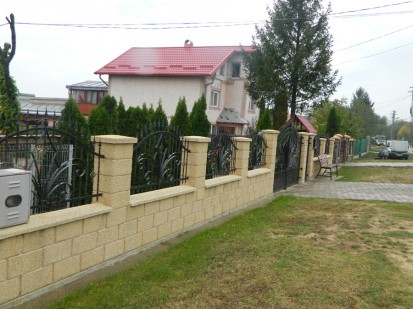 Gard spalat crem zidarie Spalat Gard modular din beton