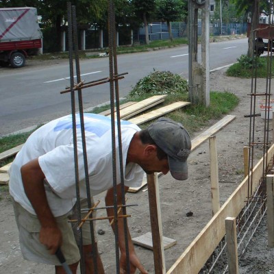 Prefabet Elevatie gard - Garduri modulare din beton pentru curte si gradina Prefabet