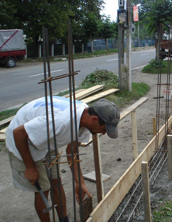 Prefabet Elevatie gard - Garduri modulare din beton pentru curte si gradina Prefabet