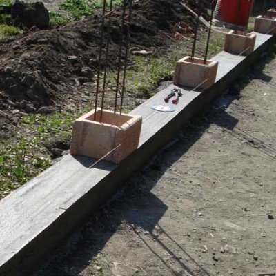 Prefabet Temelie gard - Garduri modulare din beton pentru curte si gradina Prefabet