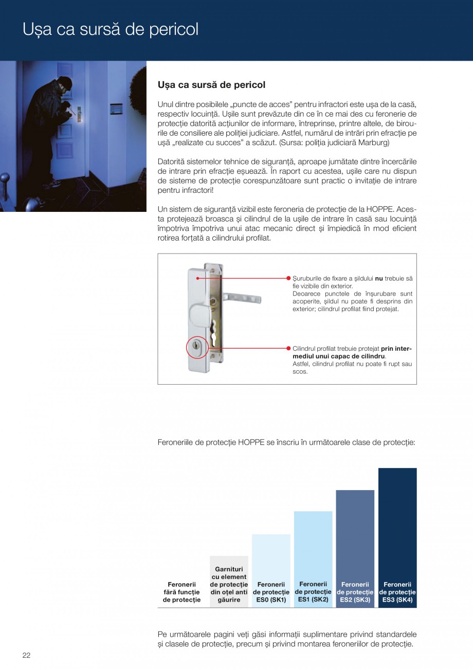 Pagina 22 - Manere pentru usi si fereastre - Gama de produse de baza 2013 HOPPE Acapulco M1558, Las ...