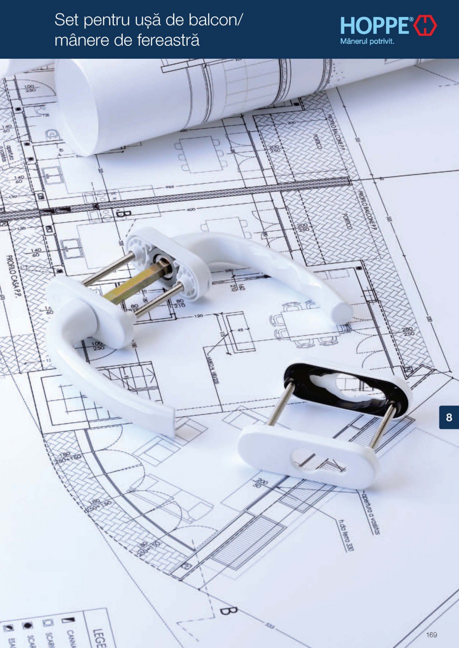Pagina 1-Manere pentru usi de balcon si ferestre HOPPE Fisa tehnica Romana 
